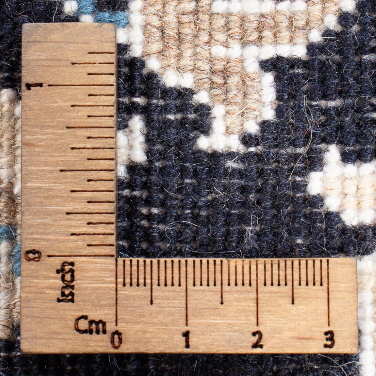 Persisk tæppe - Nain - Royal - 90 x 60 cm - mørkeblå