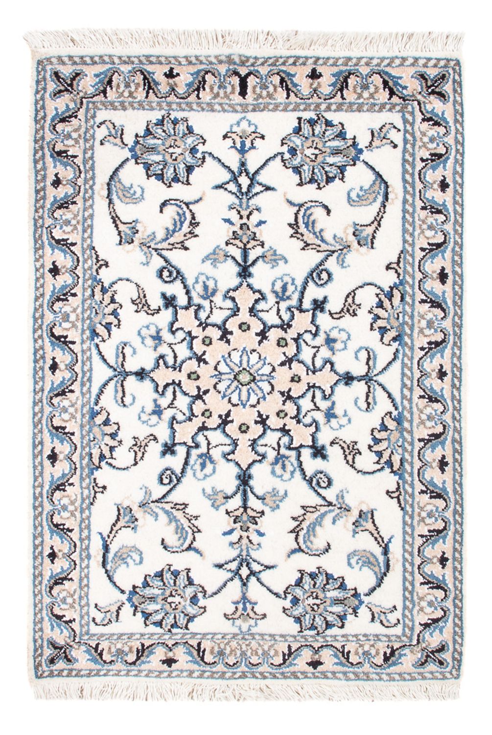 Persisk tæppe - Nain - Royal - 90 x 60 cm - creme