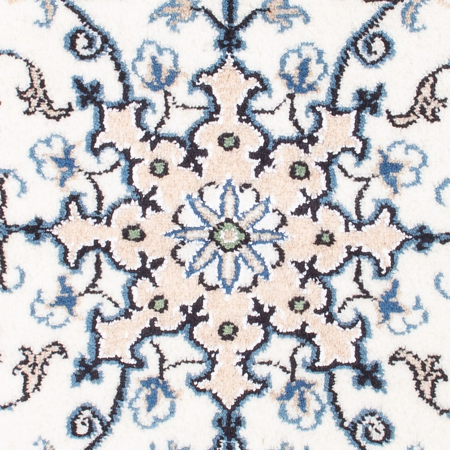 Persisk tæppe - Nain - Royal - 90 x 60 cm - creme