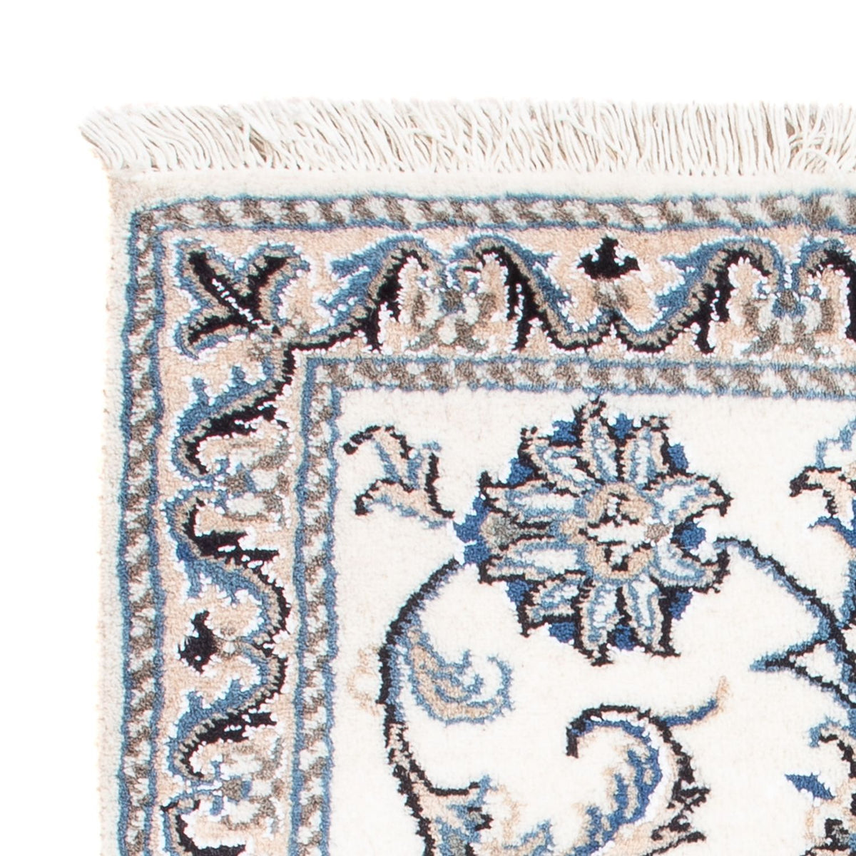 Persisk tæppe - Nain - Royal - 90 x 60 cm - creme