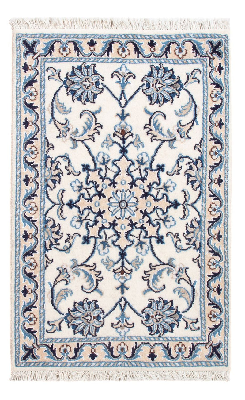 Persisk tæppe - Nain - Royal - 90 x 60 cm - creme