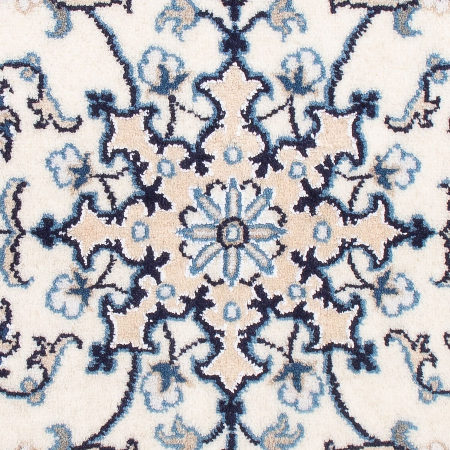 Persisk tæppe - Nain - Royal - 90 x 60 cm - creme