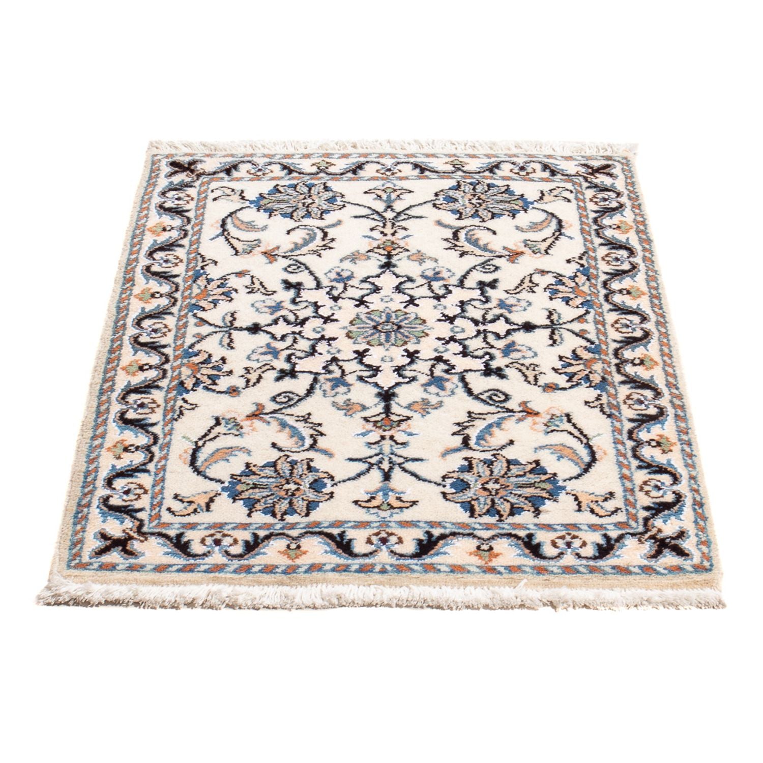 Persisk tæppe - Nain - Royal - 90 x 60 cm - creme