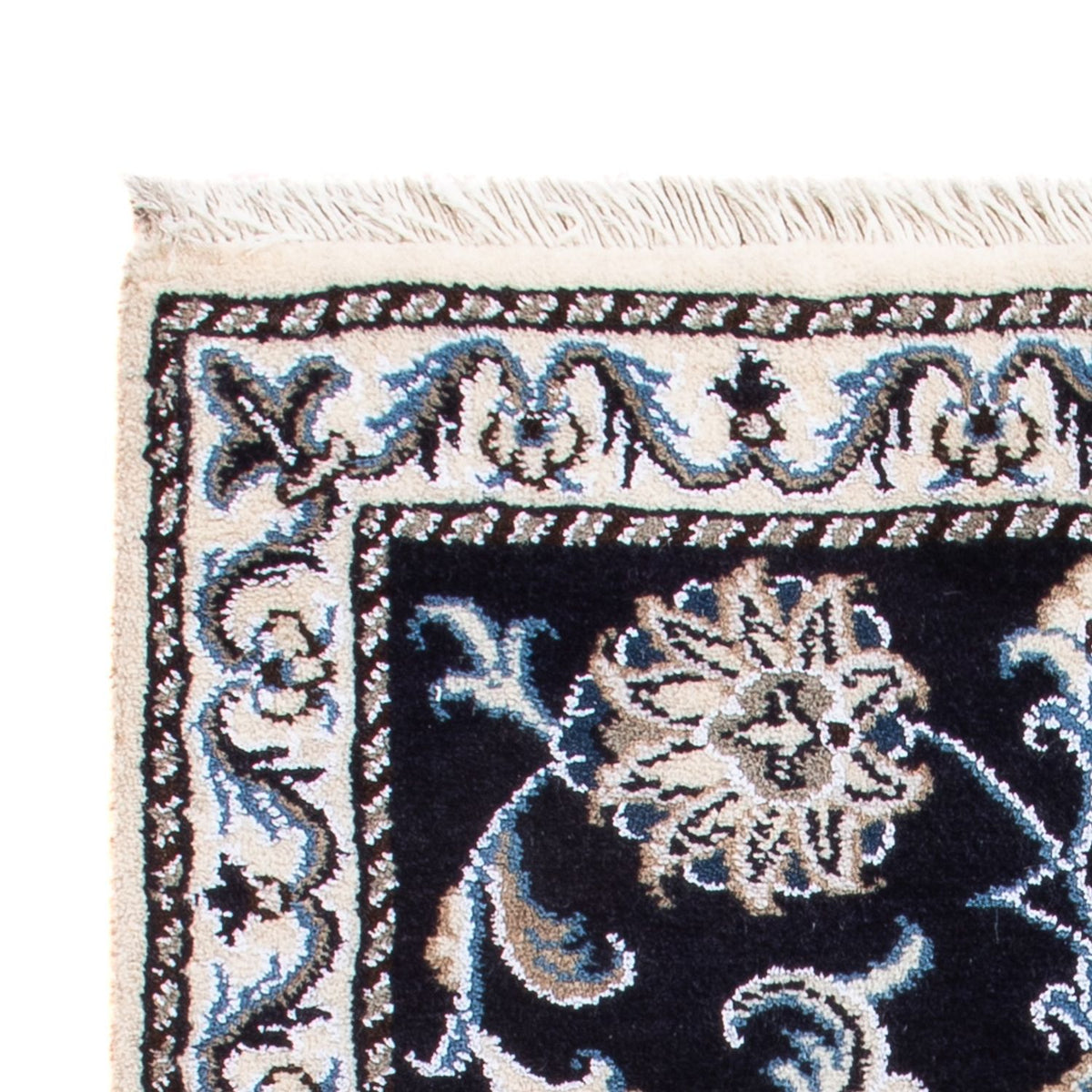 Persisk tæppe - Nain - Royal - 90 x 60 cm - mørkeblå