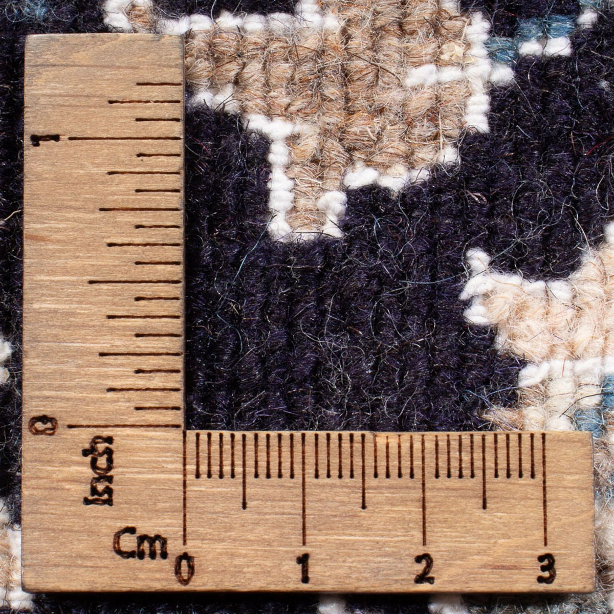 Persisk tæppe - Nain - Royal - 90 x 60 cm - mørkeblå