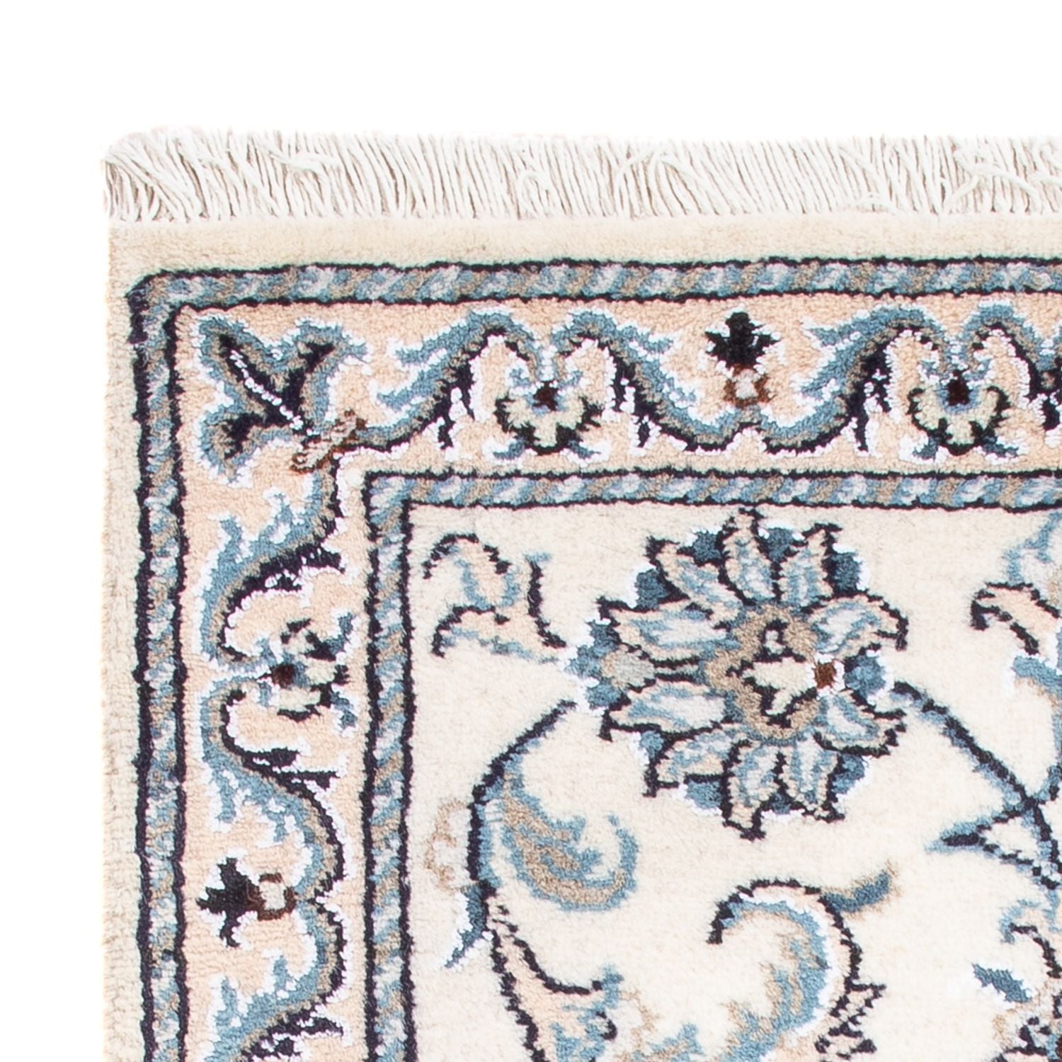 Persisk tæppe - Nain - Royal - 90 x 60 cm - creme