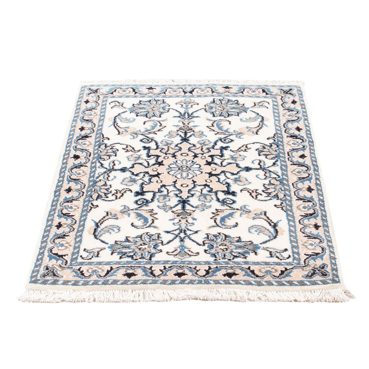 Persisk tæppe - Nain - Royal - 90 x 60 cm - creme