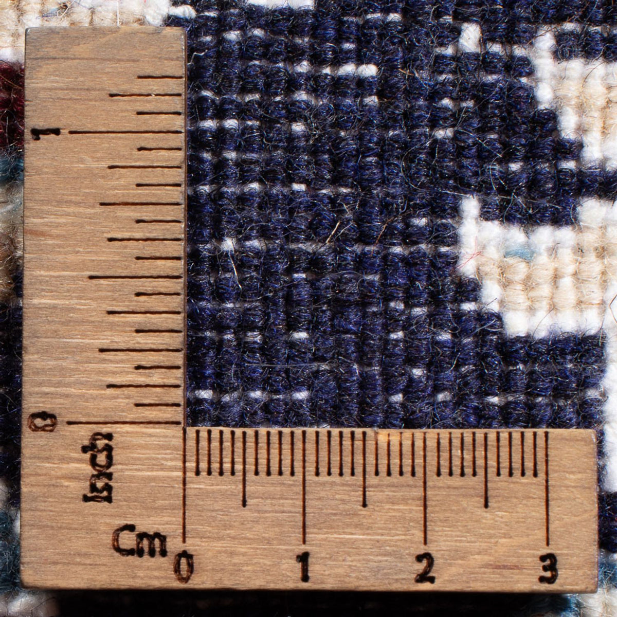 Persisk tæppe - Nain - Royal - 90 x 60 cm - mørkeblå