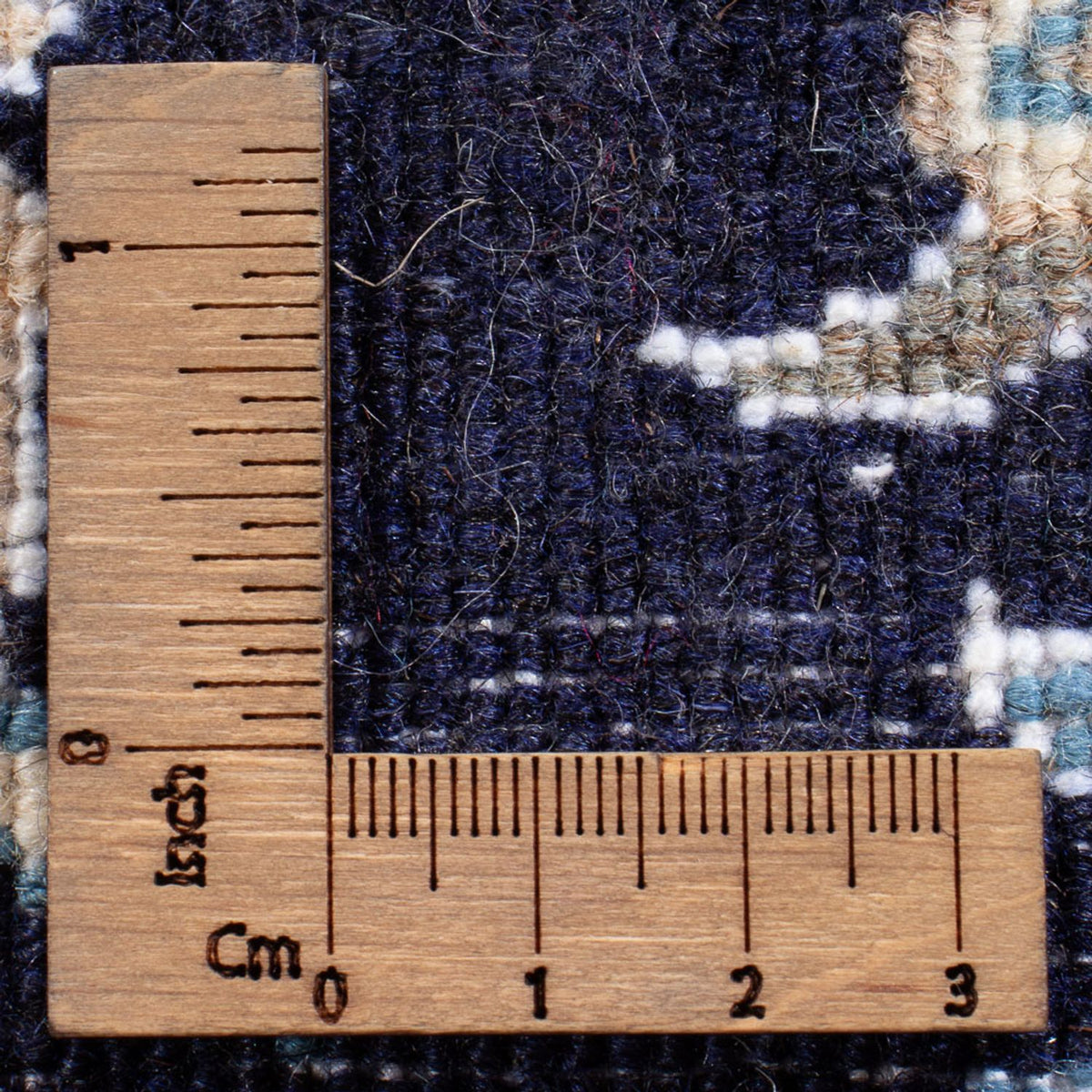 Persisk tæppe - Nain - Royal - 90 x 60 cm - mørkeblå