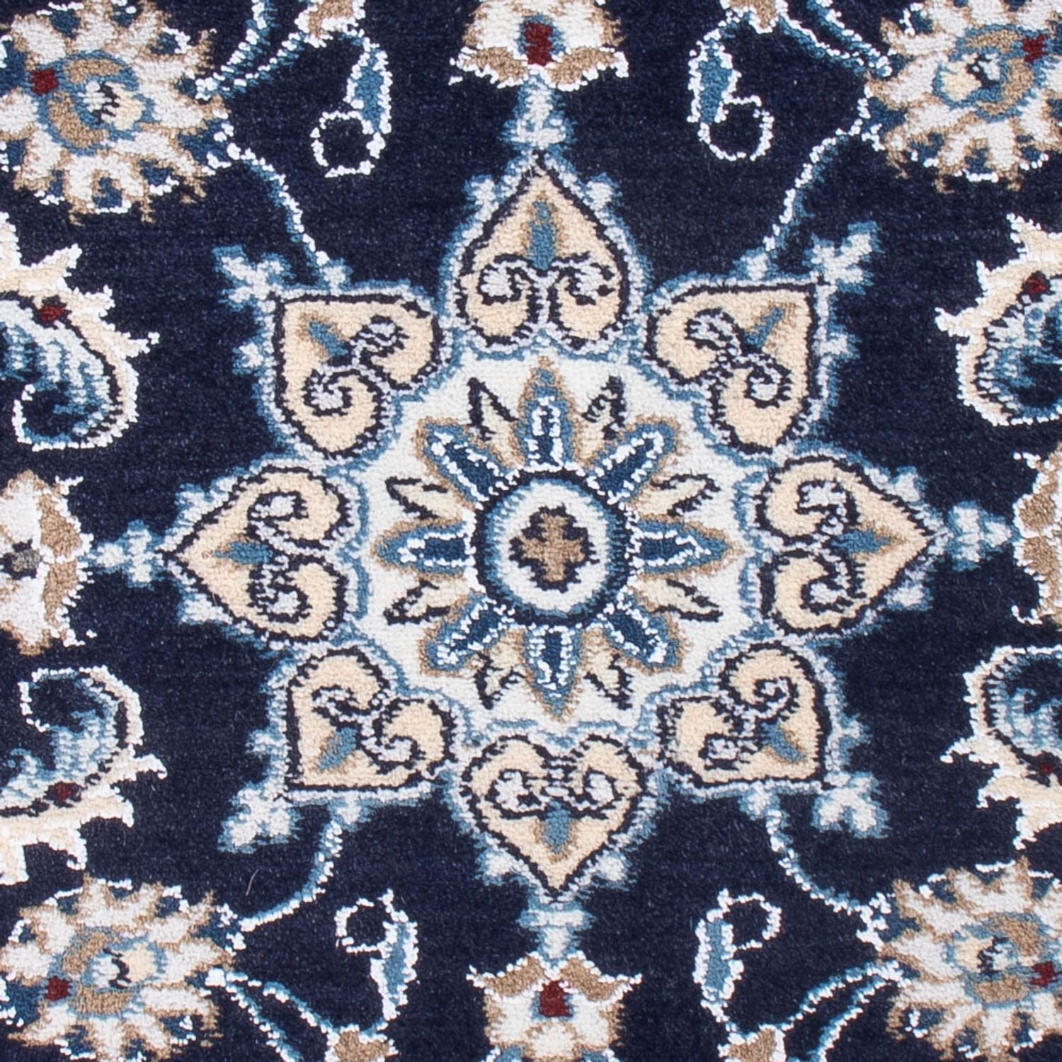 Persisk tæppe - Nain - Royal - 90 x 60 cm - mørkeblå