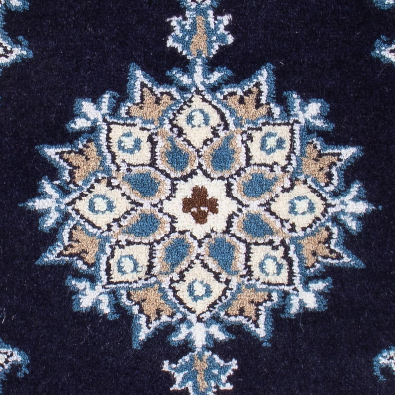 Persisk tæppe - Nain - Royal - 60 x 40 cm - mørkeblå