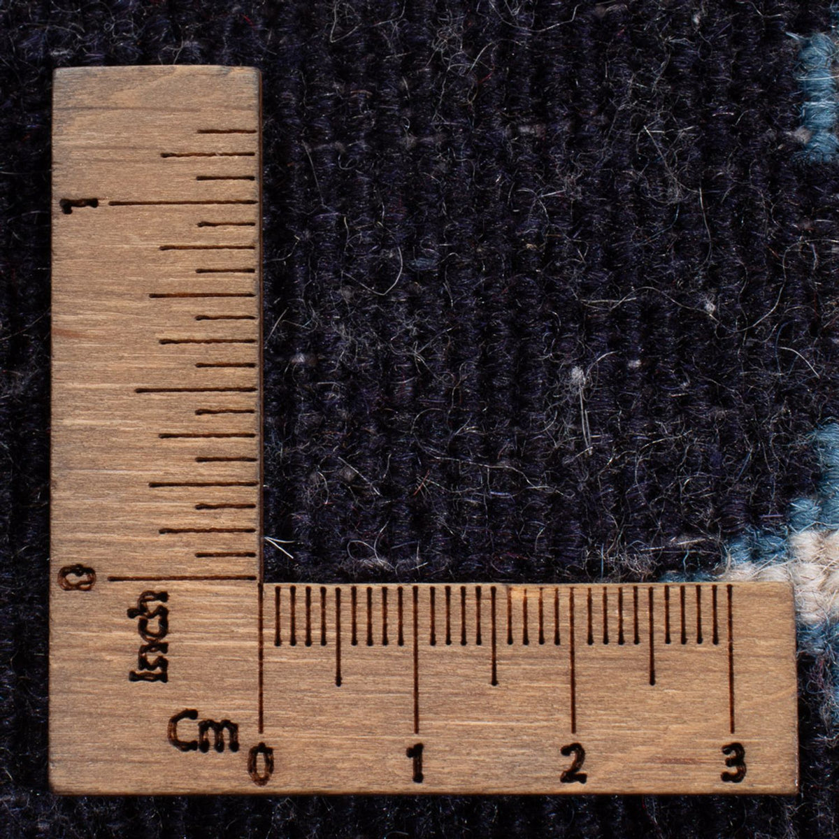 Persisk tæppe - Nain - Royal - 60 x 40 cm - mørkeblå