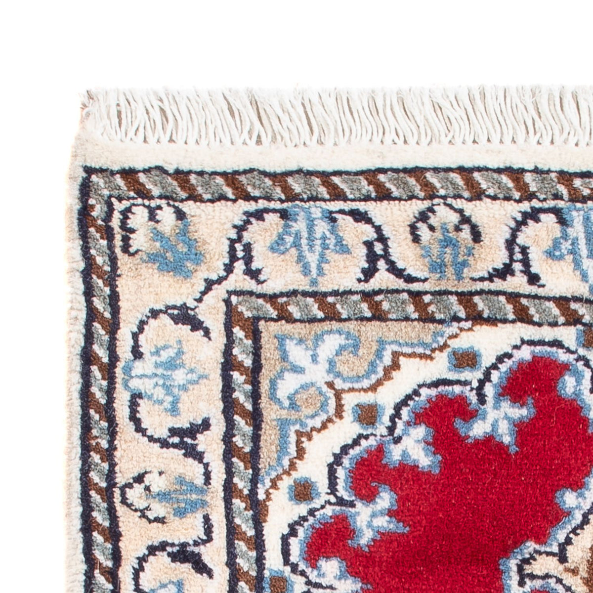 Persisk tæppe - Nain - Royal - 60 x 40 cm - rød