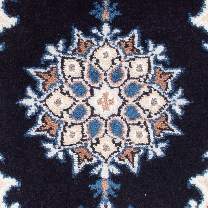 Persisk tæppe - Nain - Royal - 60 x 40 cm - mørkeblå