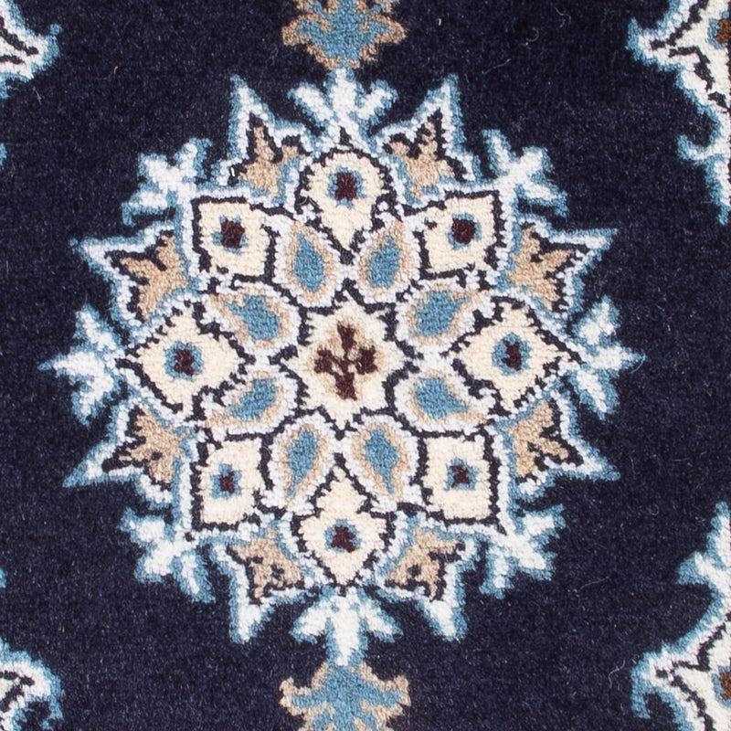 Persisk tæppe - Nain - Royal - 60 x 40 cm - mørkeblå