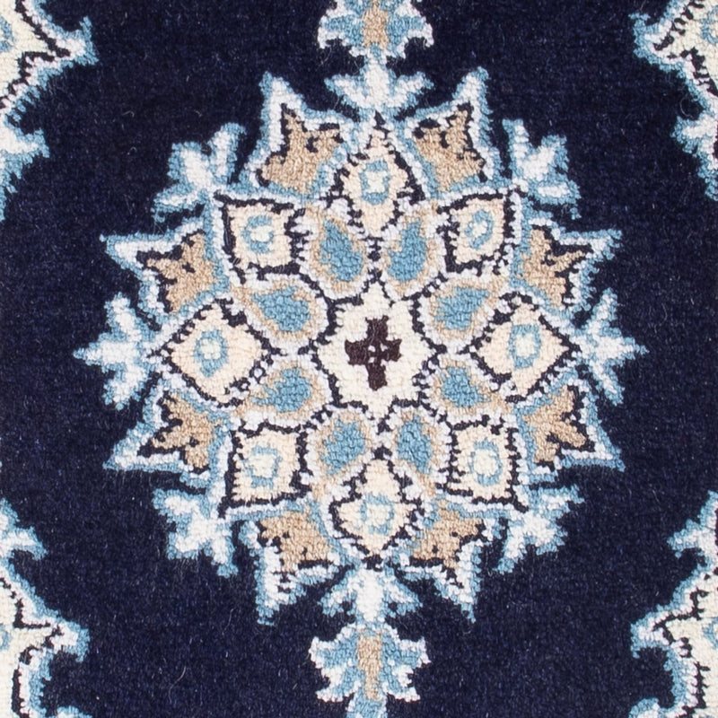 Persisk tæppe - Nain - Royal - 60 x 40 cm - mørkeblå