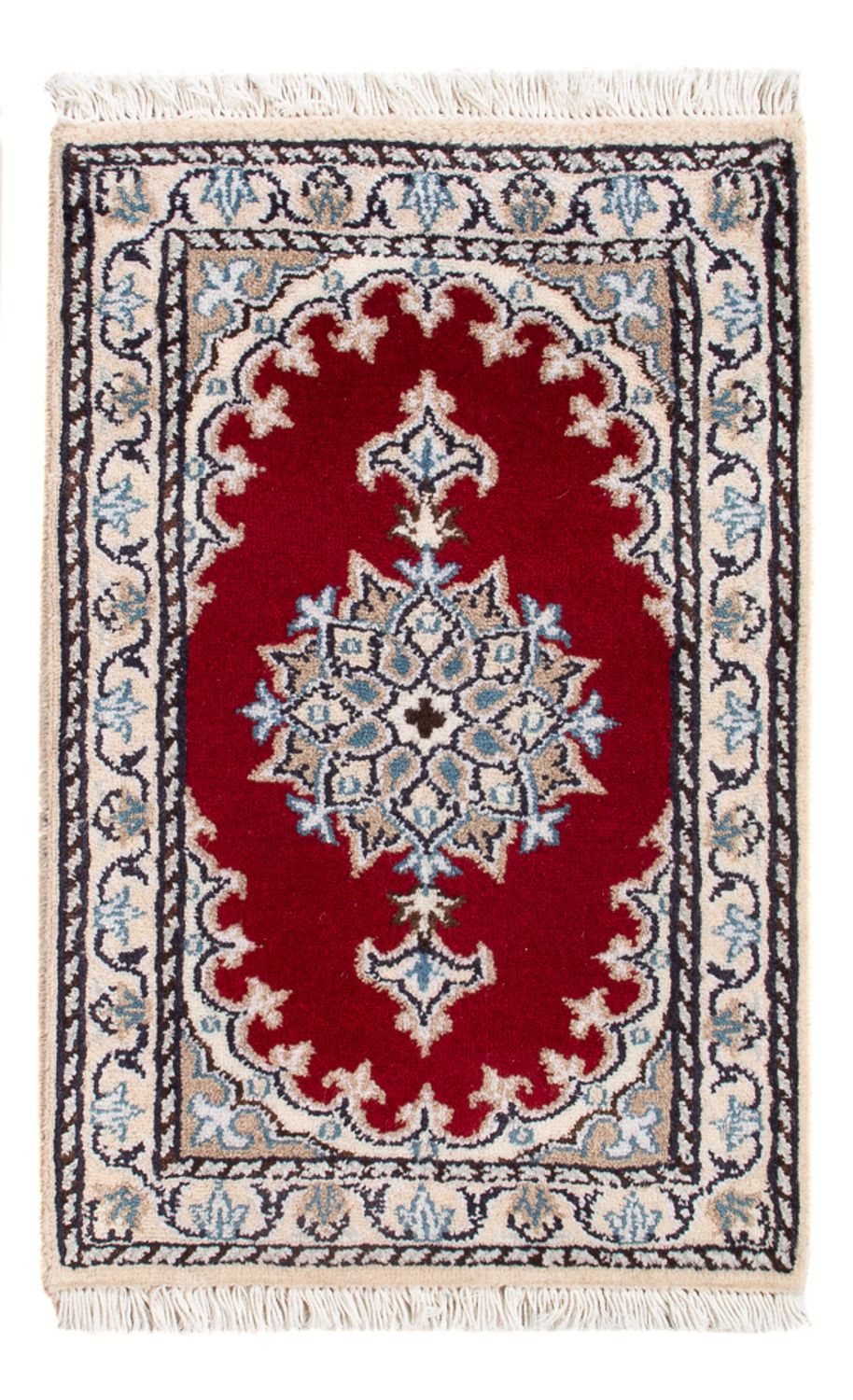 Persisk tæppe - Nain - Royal - 60 x 40 cm - rød