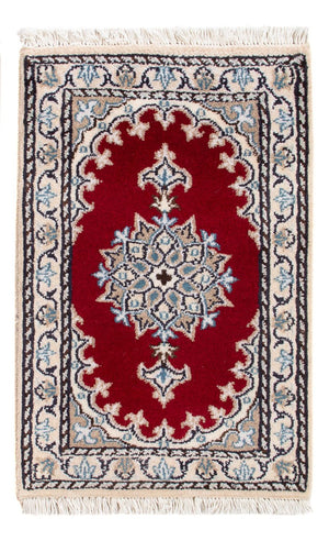 Persisk tæppe - Nain - Royal - 60 x 40 cm - rød