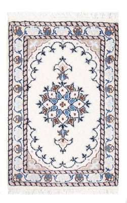 Persisk tæppe - Nain - Royal - 60 x 40 cm - creme