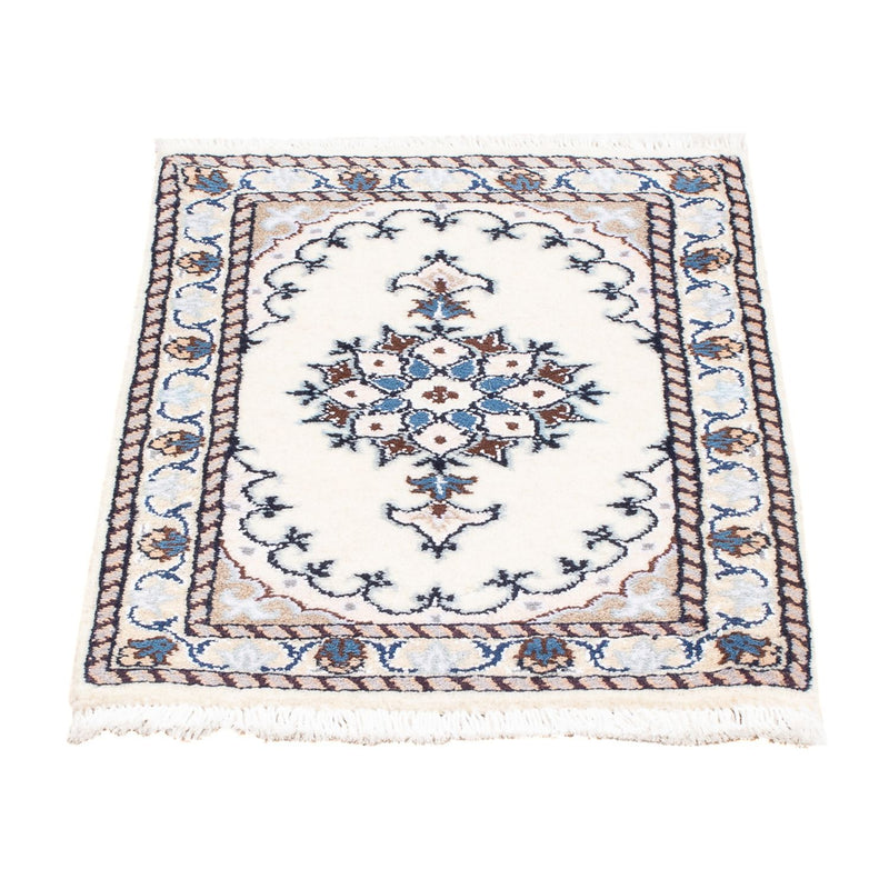 Persisk tæppe - Nain - Royal - 60 x 40 cm - creme