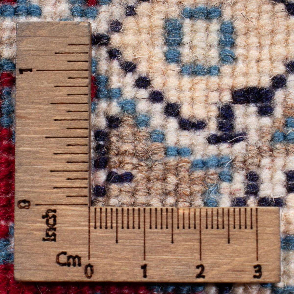 Persisk tæppe - Nain - Royal - 60 x 40 cm - rød