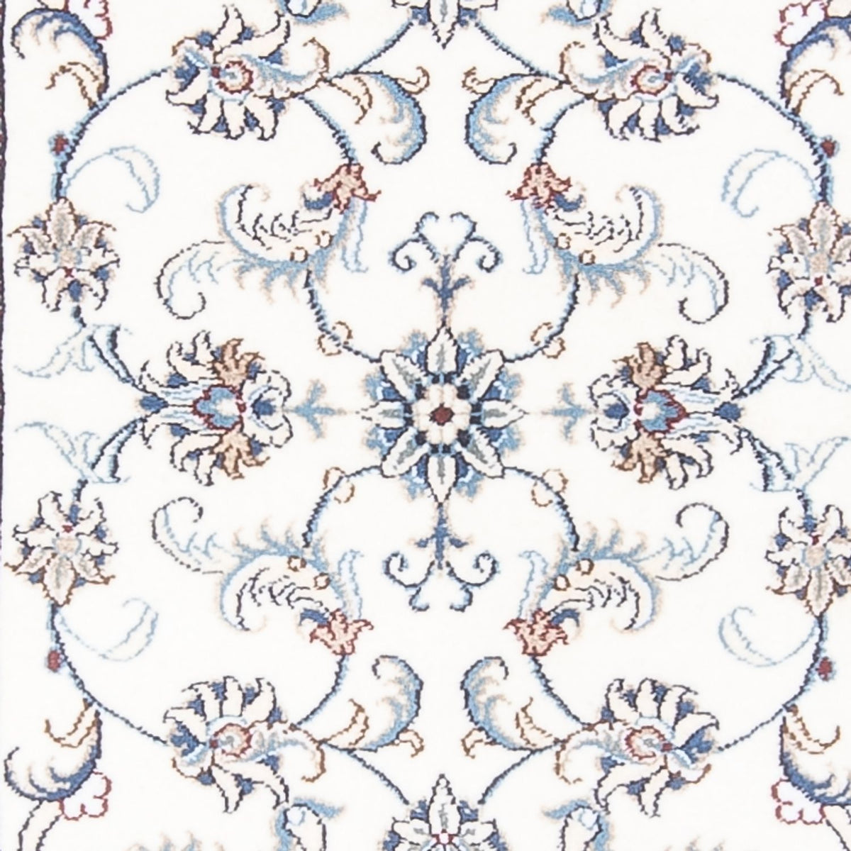 Løber Persisk tæppe - Nain - 290 x 74 cm - sølv