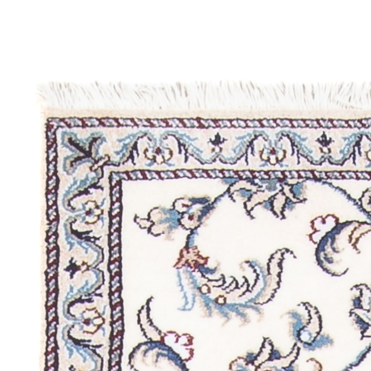 Løber Persisk tæppe - Nain - 290 x 74 cm - sølv