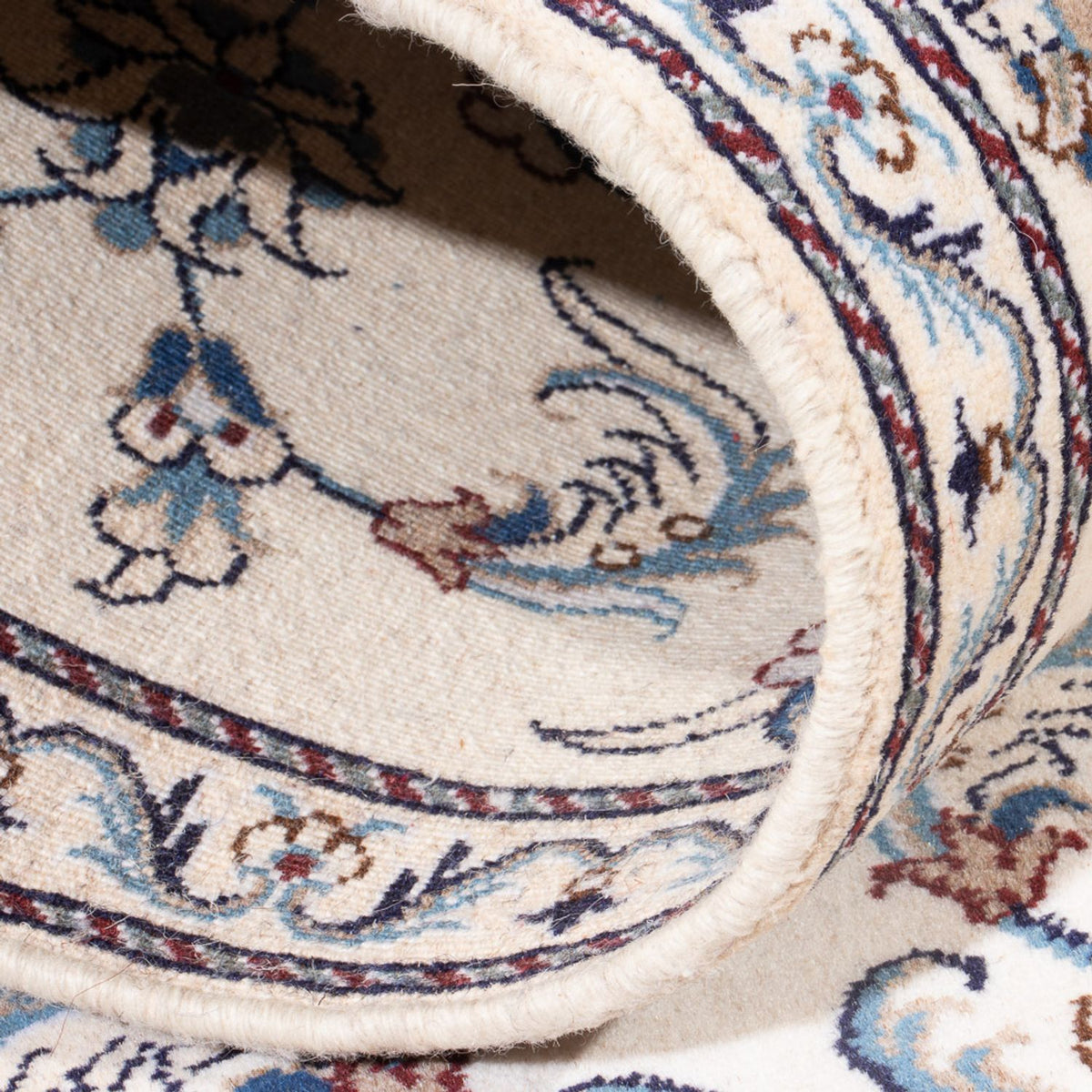 Løber Persisk tæppe - Nain - 290 x 74 cm - sølv