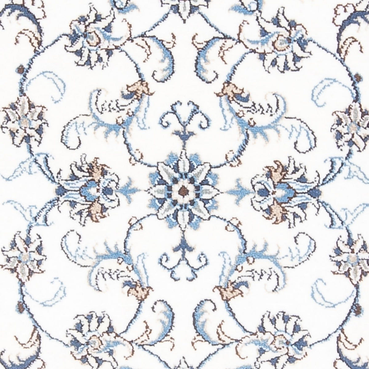 Løber Persisk tæppe - Nain - 292 x 76 cm - sølv