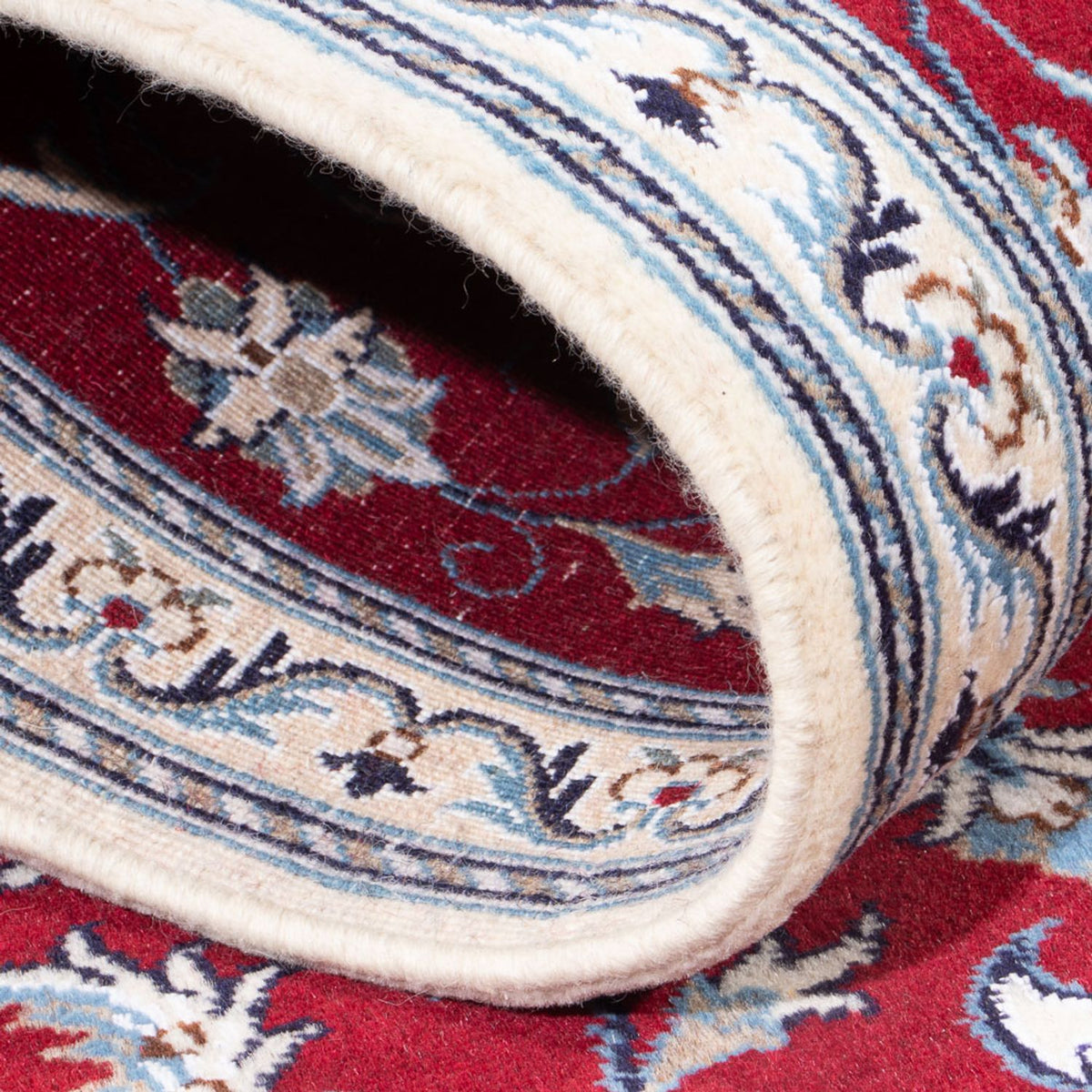 Løber Persisk tæppe - Nain - 290 x 82 cm - rød