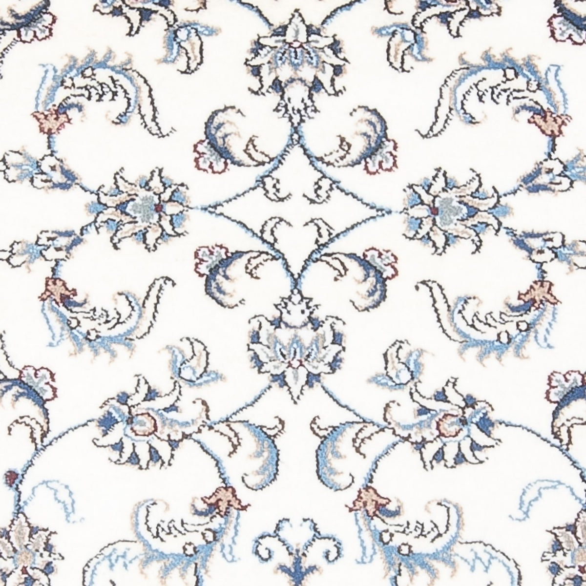 Løber Persisk tæppe - Nain - 195 x 77 cm - sølv