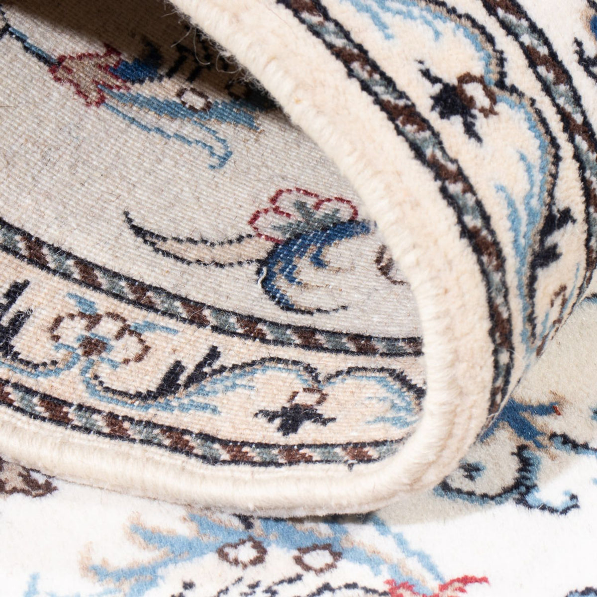 Løber Persisk tæppe - Nain - 197 x 78 cm - sølv