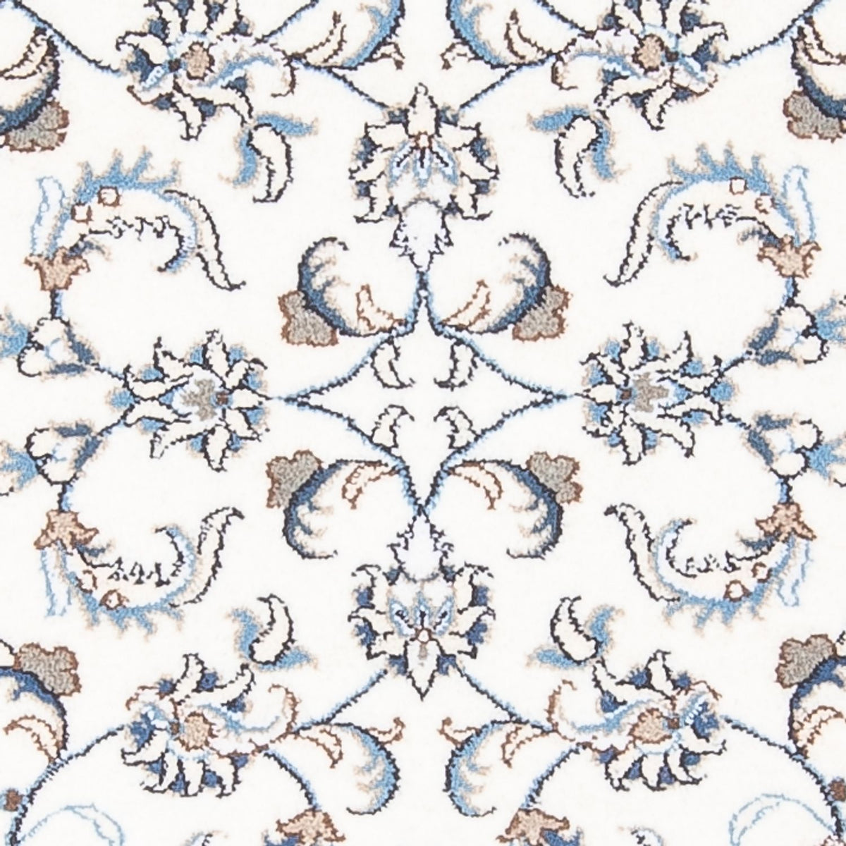 Løber Persisk tæppe - Nain - 200 x 80 cm - sølv