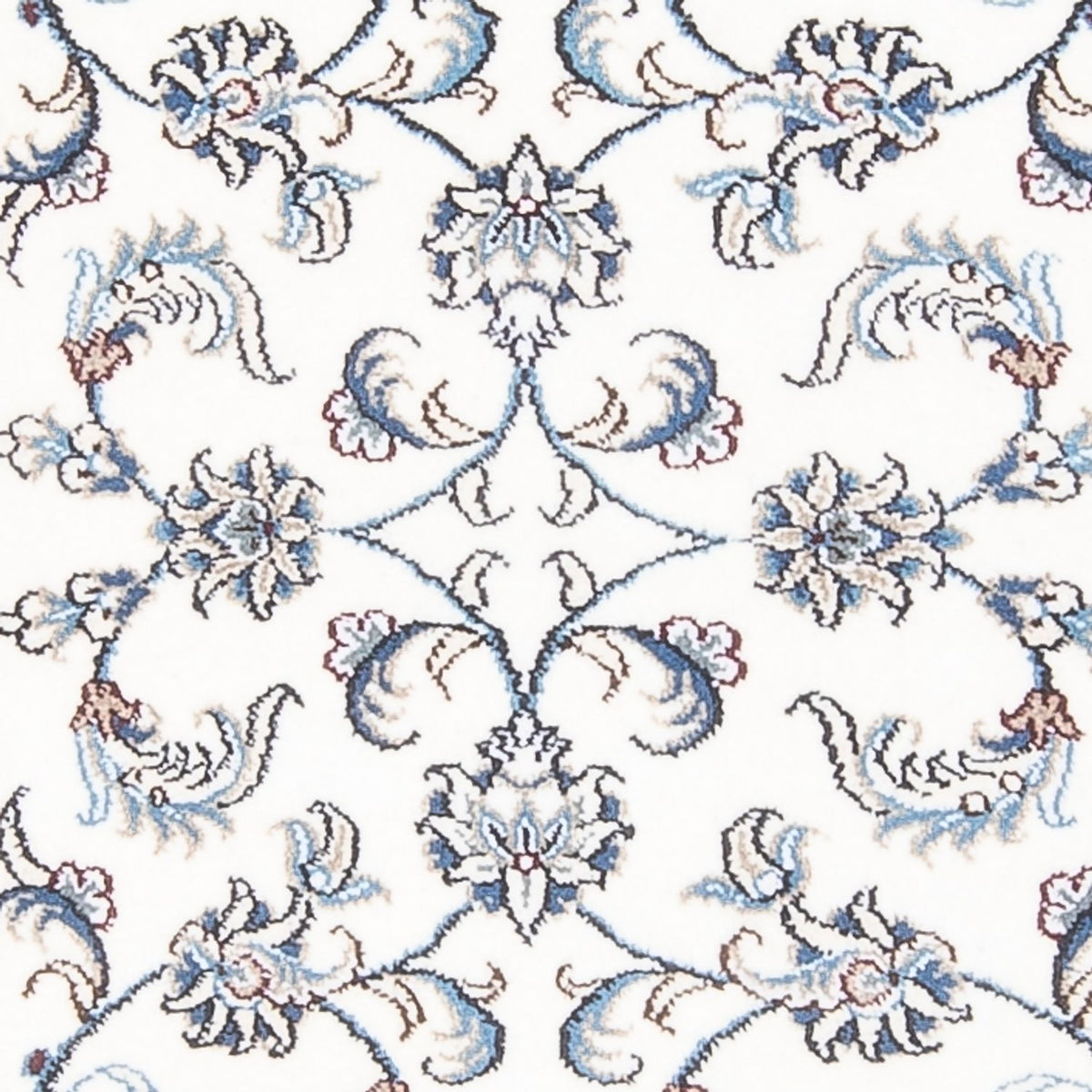 Løber Persisk tæppe - Nain - 202 x 78 cm - sølv