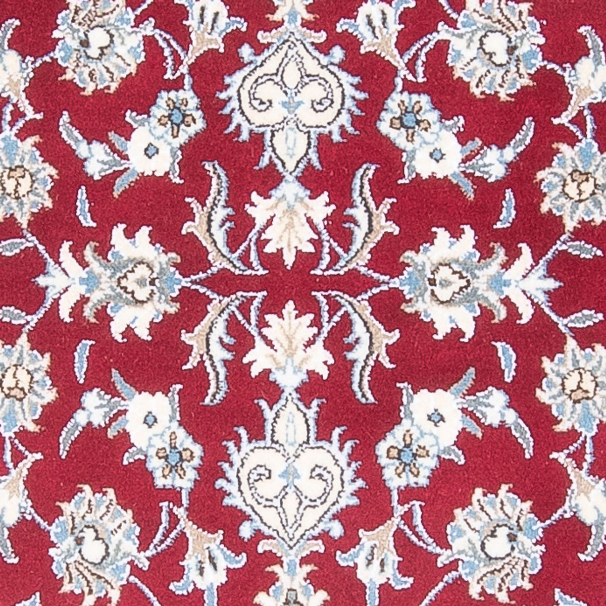 Løber Persisk tæppe - Nain - 196 x 76 cm - rød