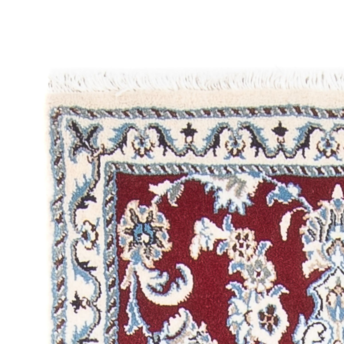 Løber Persisk tæppe - Nain - 206 x 76 cm - rød