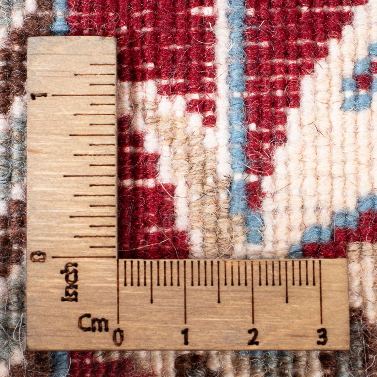 Løber Persisk tæppe - Nain - 206 x 76 cm - rød