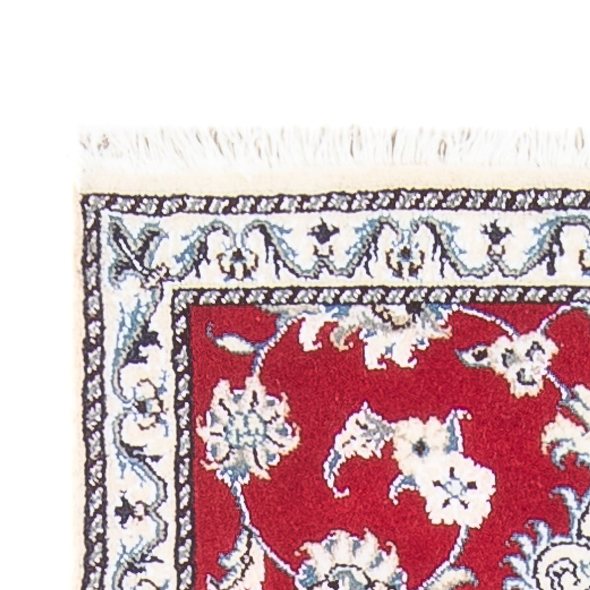 Løber Persisk tæppe - Nain - 200 x 78 cm - rød