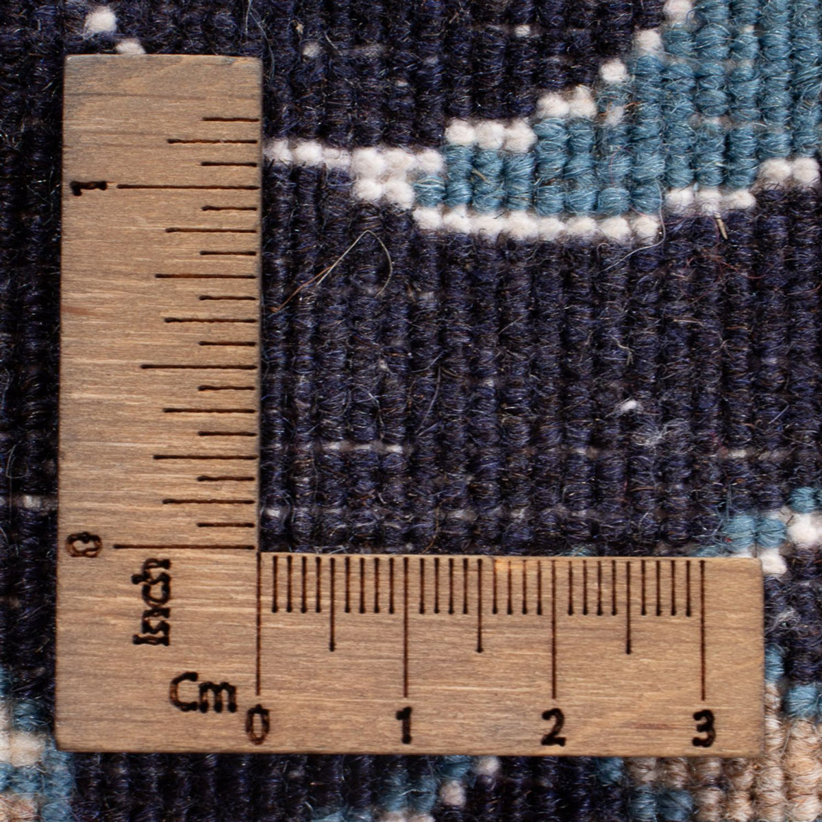 Persisk tæppe - Nain - 140 x 90 cm - mørkeblå