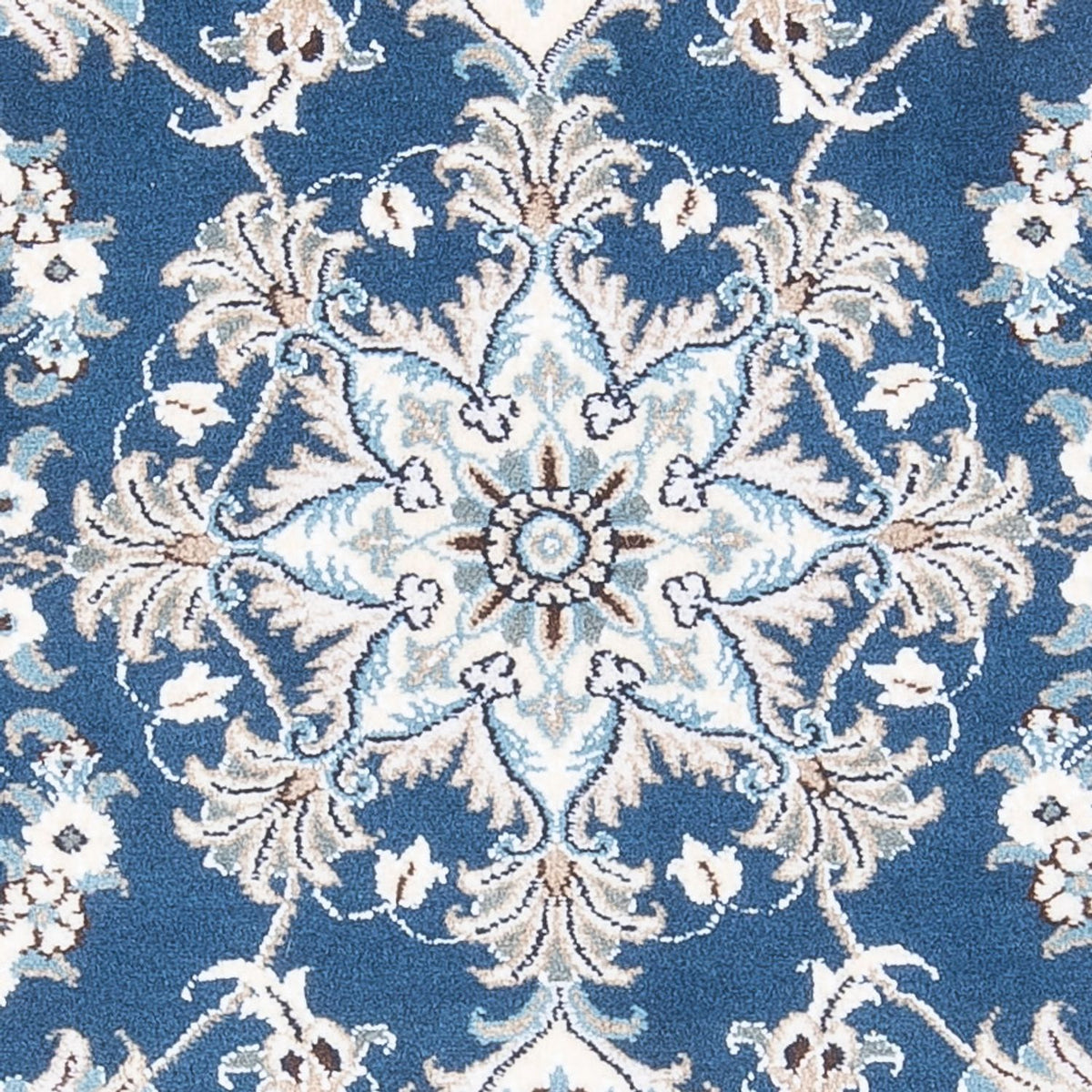 Persisk tæppe - Nain - 140 x 90 cm - blå