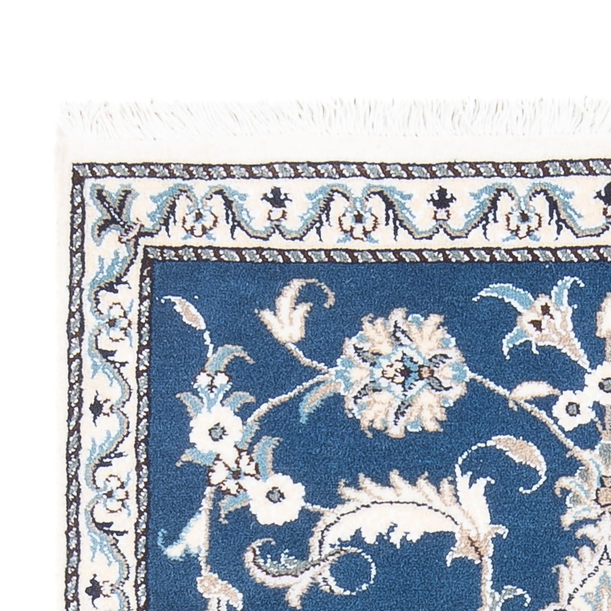 Persisk tæppe - Nain - 140 x 90 cm - blå