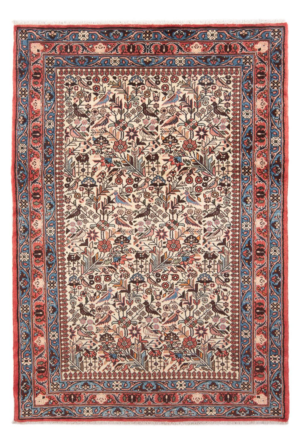 Persisk tæppe - Nomadisk - 198 x 135 cm - beige