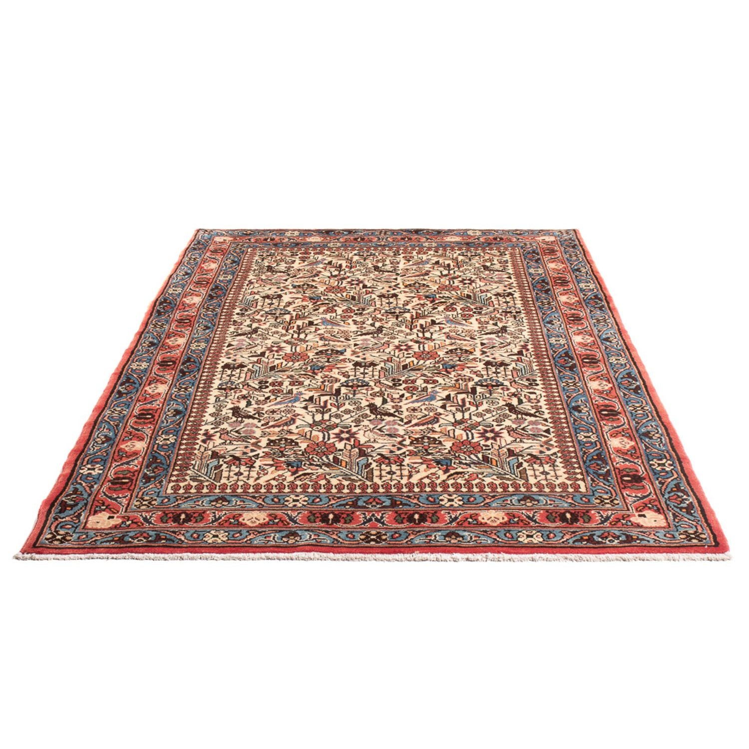 Persisk tæppe - Nomadisk - 198 x 135 cm - beige