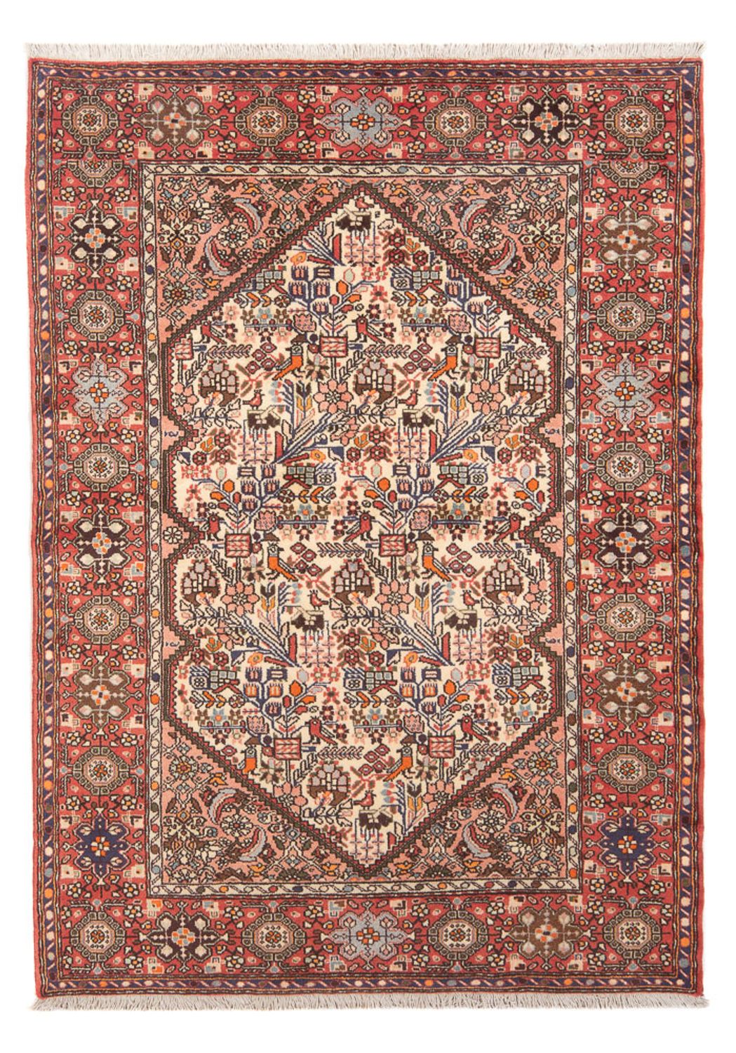 Persisk tæppe - Nomadisk - 192 x 126 cm - beige