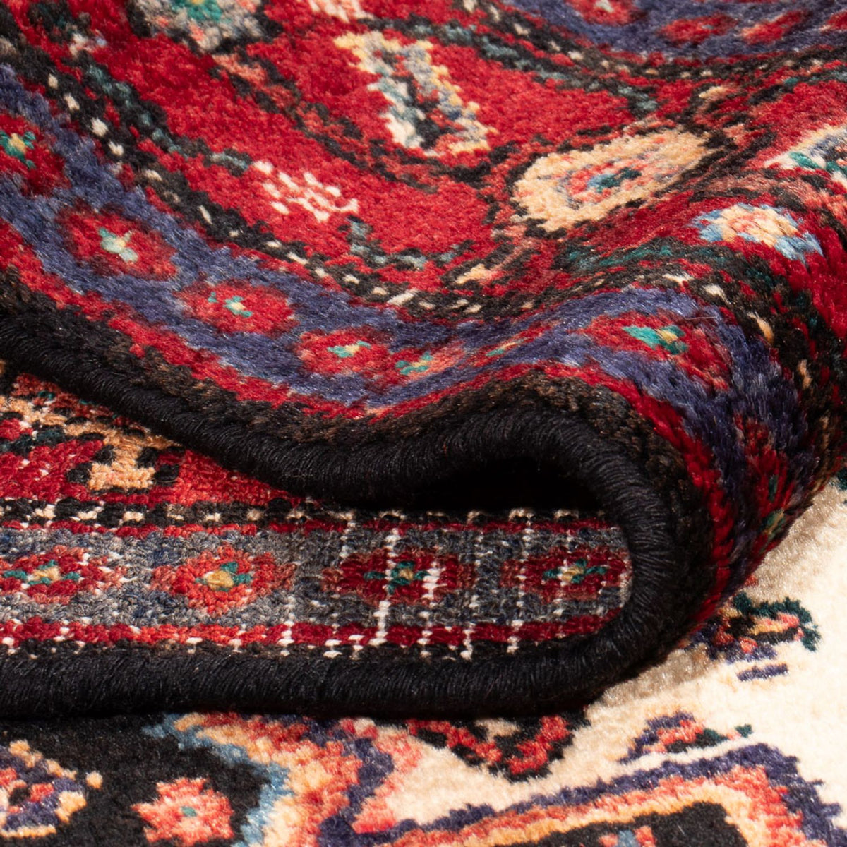 Persisk tæppe - Classic - 188 x 123 cm - mørkeblå