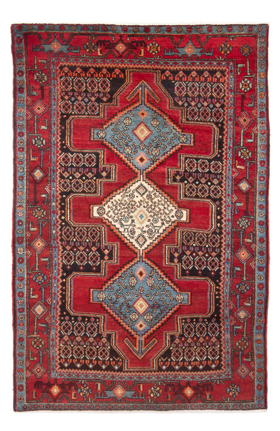 Persisk tæppe - Classic - 200 x 128 cm - rød