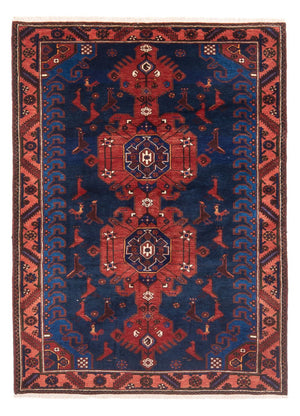 Persisk tæppe - Nomadisk - 197 x 136 cm - blå