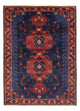 Persisk tæppe - Nomadisk - 197 x 136 cm - blå