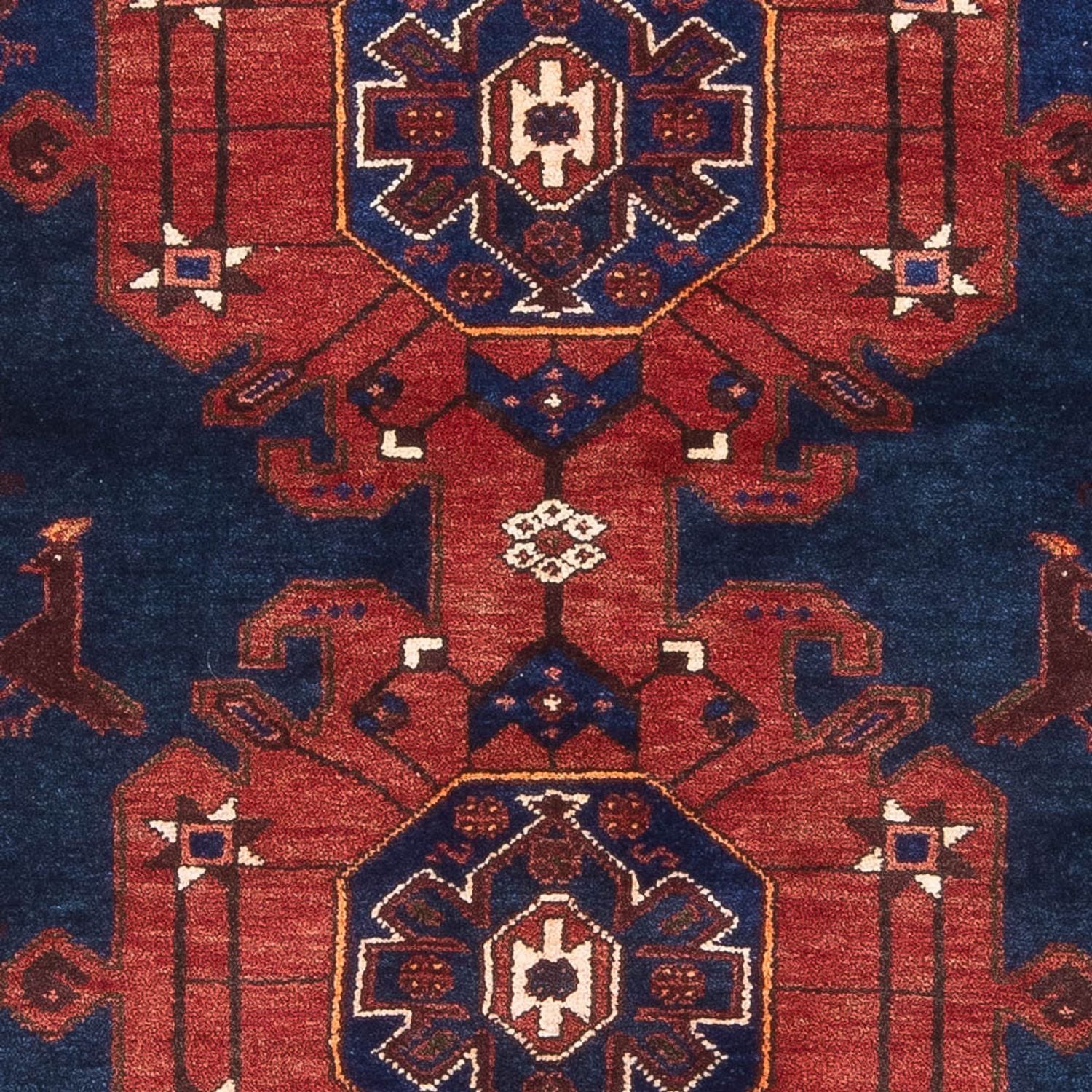 Persisk tæppe - Nomadisk - 197 x 136 cm - blå