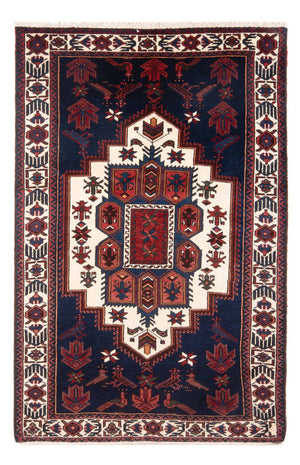 Persisk tæppe - Nomadisk - 202 x 125 cm - mørkeblå